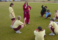 Student intern asking questions